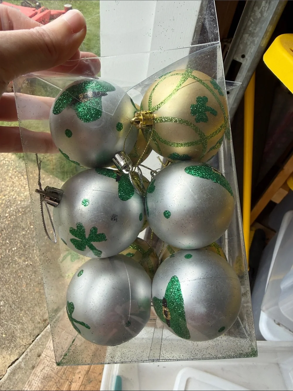 Shamrock Ornament Set